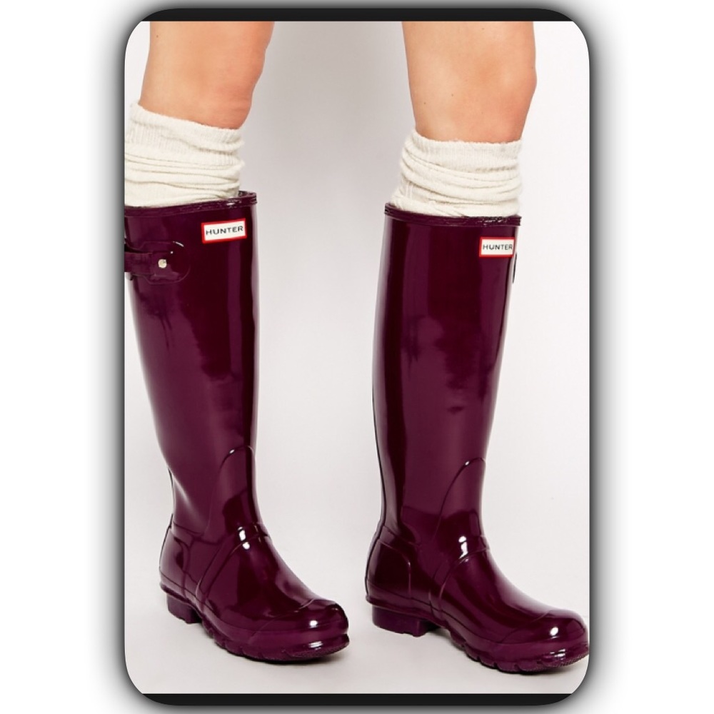 Hunter Tall Gloss Plum
